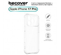 Чохол до мобільного телефона BeCover Anti-Shock Apple iPhone 17 Pro Clear (713797)
