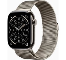 Смарт-годинник Apple Watch Series 11 GPS + Cellular 46mm Natural Titanium Case with Natural Milanese Loop - M/L (MFD04RK/A)