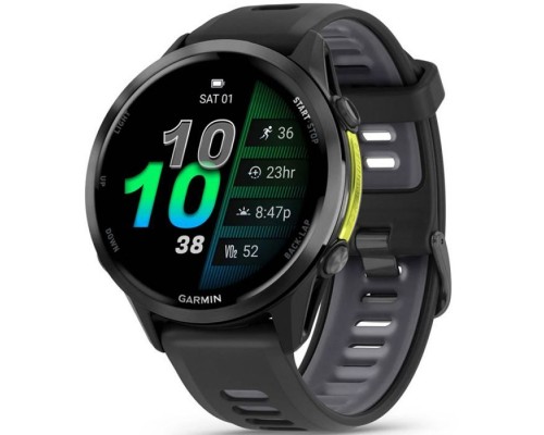 Смарт-годинник Garmin Forerunner 970, Black/Amp Yellow, GPS (010-02969-10)