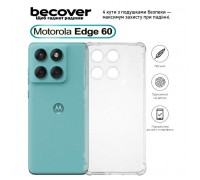 Чохол до мобільного телефона BeCover Anti-Shock Motorola Edge 60 Clear (713804)
