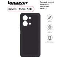 Чохол до мобільного телефона BeCover Silicone Xiaomi Redmi 15С 4G/5G Black (713784)