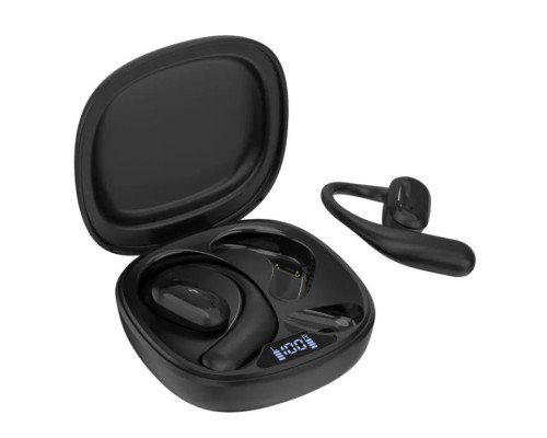 Навушники Choetech Open-ear з LED дисплеєм Black (BH-T25-BK)
