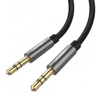 Кабель мультимедійний 3.5mm M to 3.5mm M 1.5m AV119 black Ugreen (10734)