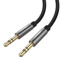 Кабель мультимедійний 3.5mm M to 3.5mm M 1.5m AV119 black Ugreen (10734)