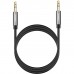 Кабель мультимедійний 3.5mm M to 3.5mm M 1.5m AV119 black Ugreen (10734)