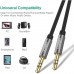 Кабель мультимедійний 3.5mm M to 3.5mm M 1.5m AV119 black Ugreen (10734)