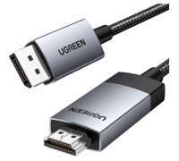 Кабель мультимедійний DisplayPort M to HDMI M 2.0m V2.0 4K60Hz DP119 black Ugreen (15774)