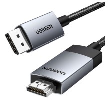 Кабель мультимедійний DisplayPort M to HDMI M 2.0m V2.0 4K60Hz DP119 black Ugreen (15774)