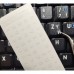Наклейка на клавіатуру BestKey mini Pro 3,5х3мм, прозора основа, 70, білий (BKmPRO/WhiTr/050)