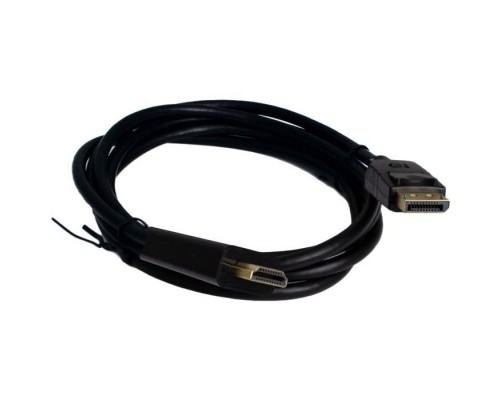 Кабель мультимедійний DisplayPort M to HDMI M 1.8m 4K60Hz black Patron (PN-DP-HDMI-18)
