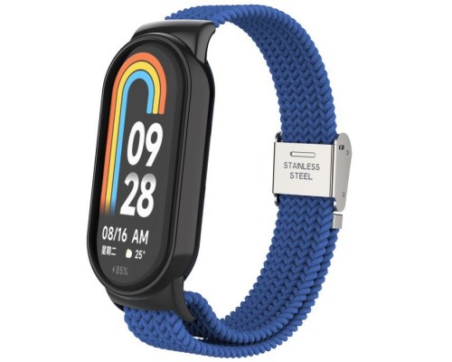 Ремінець до фітнес браслета Armorstandart Braided Solo Loop для Xiaomi Smart Band 10/9/8 Blue (ARM86880)