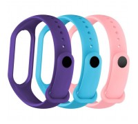 Ремінець до фітнес браслета Armorstandart комплект 3шт Xiaomi Mi Band 4/3 Crush (ARM87028)