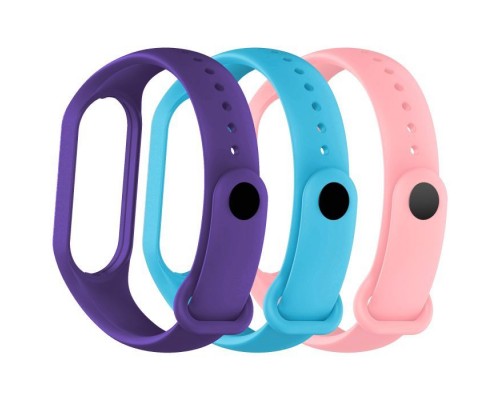 Ремінець до фітнес браслета Armorstandart комплект 3шт Xiaomi Mi Band 4/3 Crush (ARM87028)
