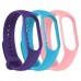 Ремінець до фітнес браслета Armorstandart комплект 3шт Xiaomi Mi Band 4/3 Crush (ARM87028)