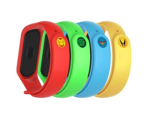 Ремінець до фітнес браслета Armorstandart комплект 4шт Xiaomi Mi Band 7/6/5 Superhero Edition (ARM77059)