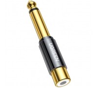 Перехідник 6.35mm M to RCA F AV169 black Ugreen (80731)
