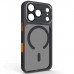Чохол до мобільного телефона Armorstandart Unit-C MagCase SE Apple iPhone 17 Pro Black Orange (ARM86318)