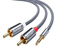 Кабель мультимедійний 3.5mm M to 2xRCA M 1.0m Essager (EYPZJ-MY0H)