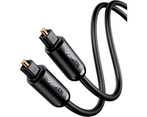 Кабель мультимедійний Optical Toslink 3.0m AV122 black Ugreen (70893)