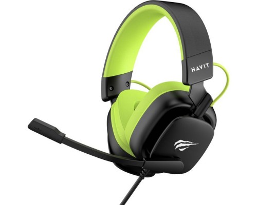Навушники Havit H2048U USB 7.1 Black/Green (6939119034078)