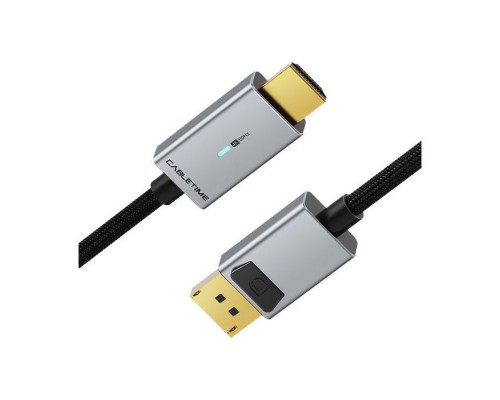 Кабель мультимедійний DisplayPort M to HDMI M 3.0m 4K60Hz Cabletime (CA915330)
