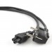 Кабель живлення C5 0.5m 0.75mm2 Cablexpert (PC-186-ML12-0.5M)