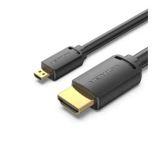 Кабель мультимедійний HDMI M to HDMI micro M 1.0m 4K60Hz black Vention (AGIBF)