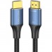 Кабель мультимедійний HDMI M to HDMI M 2.0m 8K60Hz cotton braided blue Vention (ALGLH)