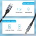 Кабель мультимедійний Micro 5P M to 3.5mm M 1.0m (4pin) black Vention (BDGBF)