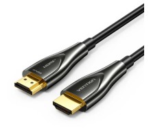 Кабель мультимедійний HDMI M to HDMI M 10.0m 4K60Hz fiber optic zinc alloy black Vention (ALSBL)