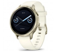Смарт-годинник Garmin Venu 4 (41mm), Beige w/ Lunar Gold + Bone, GPS смарт-годинник (010-03013-00)