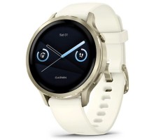 Смарт-годинник Garmin Venu 4 (41mm), Beige w/ Lunar Gold + Bone, GPS смарт-годинник (010-03013-00)