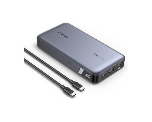 Батарея універсальна Ugreen 25000 mAh 145W Fast Charging Space Gray (U_90597A)