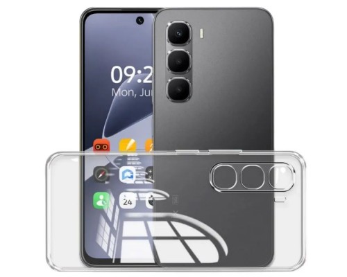 Чохол до мобільного телефона BeCover Silicone Infinix Hot 60 Pro Plus (X6886) Transparent (714672)