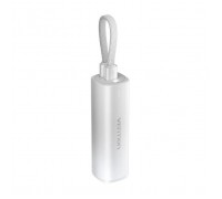 Батарея універсальна Vention 5000mAh 20W PD, USB-C In/Out, Lightning In/Out, with cable, Gradient Gray (FHWM0)