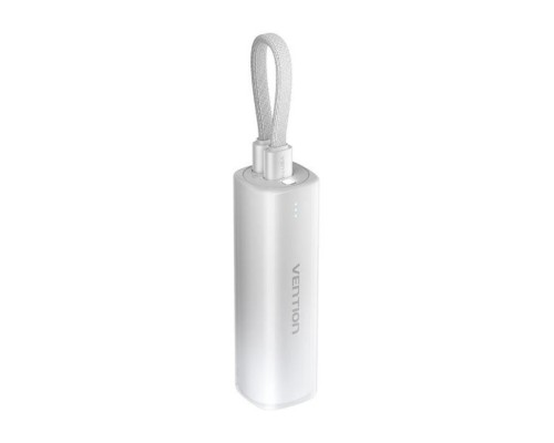 Батарея універсальна Vention 5000mAh 20W PD, USB-C In/Out, Lightning In/Out, with cable, Gradient Gray (FHWM0)