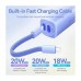 Батарея універсальна Vention 5000mAh 20W PD, USB-C In/Out, Lightning In/Out, with cable, Gradient Gray (FHWM0)