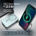 Батарея універсальна ColorWay 10 000 mAh PD/22.5W, 15W MagSafe & Watch Wireless Aquamarine (CW-PB100LPA2MT-WPDD)