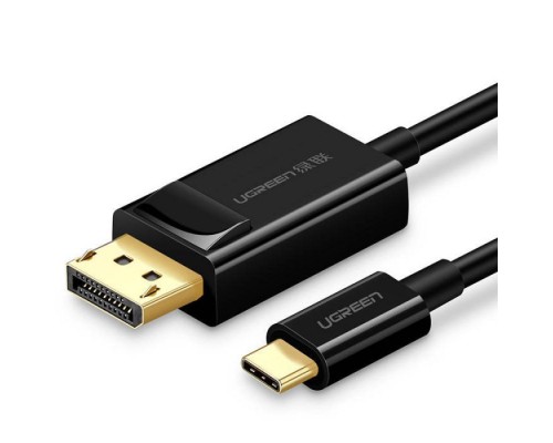 Кабель мультимедійний USB-C to DisplayPort M 1.5m 4K30Hz black Ugreen (50994)