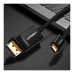 Кабель мультимедійний USB-C to DisplayPort M 1.5m 4K30Hz black Ugreen (50994)