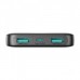 Батарея універсальна JOYROOM 10000mAh 12W 2*USB-A, USB-C In/Out, Black (JR-PBF12 / 6956116713256)