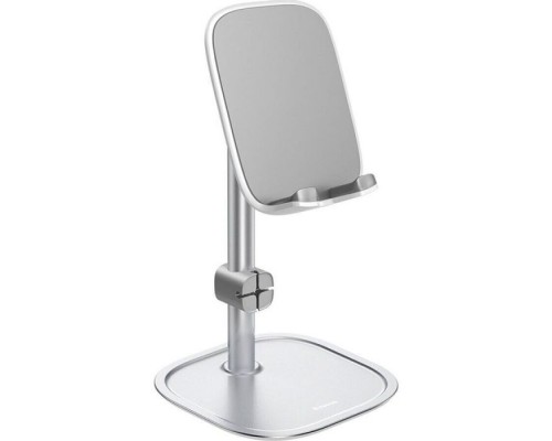 Підставка до планшета та телефона Literary youth desktop bracket Silver Baseus (SUWY-0S)