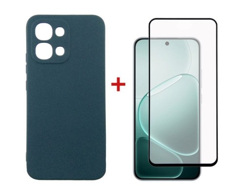 Чохол до мобільного телефона Dengos Carbon + glass Oppo A6 Pro Blue (DG-KM-187)