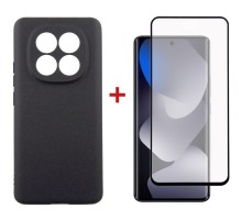 Чохол до мобільного телефона Dengos Carbon + glass Xiaomi Redmi Note 15 Black (DG-KM-185)