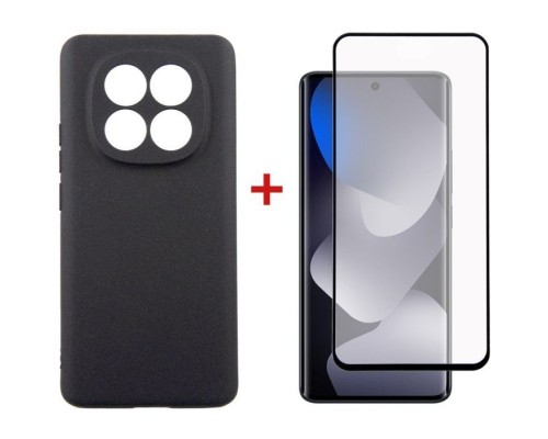 Чохол до мобільного телефона Dengos Carbon + glass Xiaomi Redmi Note 15 Black (DG-KM-185)