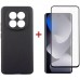 Чохол до мобільного телефона Dengos Carbon + glass Xiaomi Redmi Note 15 Black (DG-KM-185)