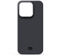 Чохол до мобільного телефона Armorstandart BlackIcon Aramid Twill MagCase Apple iPhone 16 Pro Black (ARM90151)