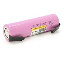 Акумулятор 18650 3000mah (2900-3100mah), 27A, 3.7V(2.5-4.25V), Pink Liitokala (Lii-30Q-N)