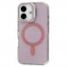 Чохол до мобільного телефона BeCover FIBRA Star Shine MagSafe Apple iPhone 17 Light Pink (715414)