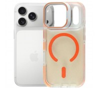 Чохол до мобільного телефона BeCover FIBRA Star Shine MagSafe Apple iPhone 17 Pro Max Orange (715436)